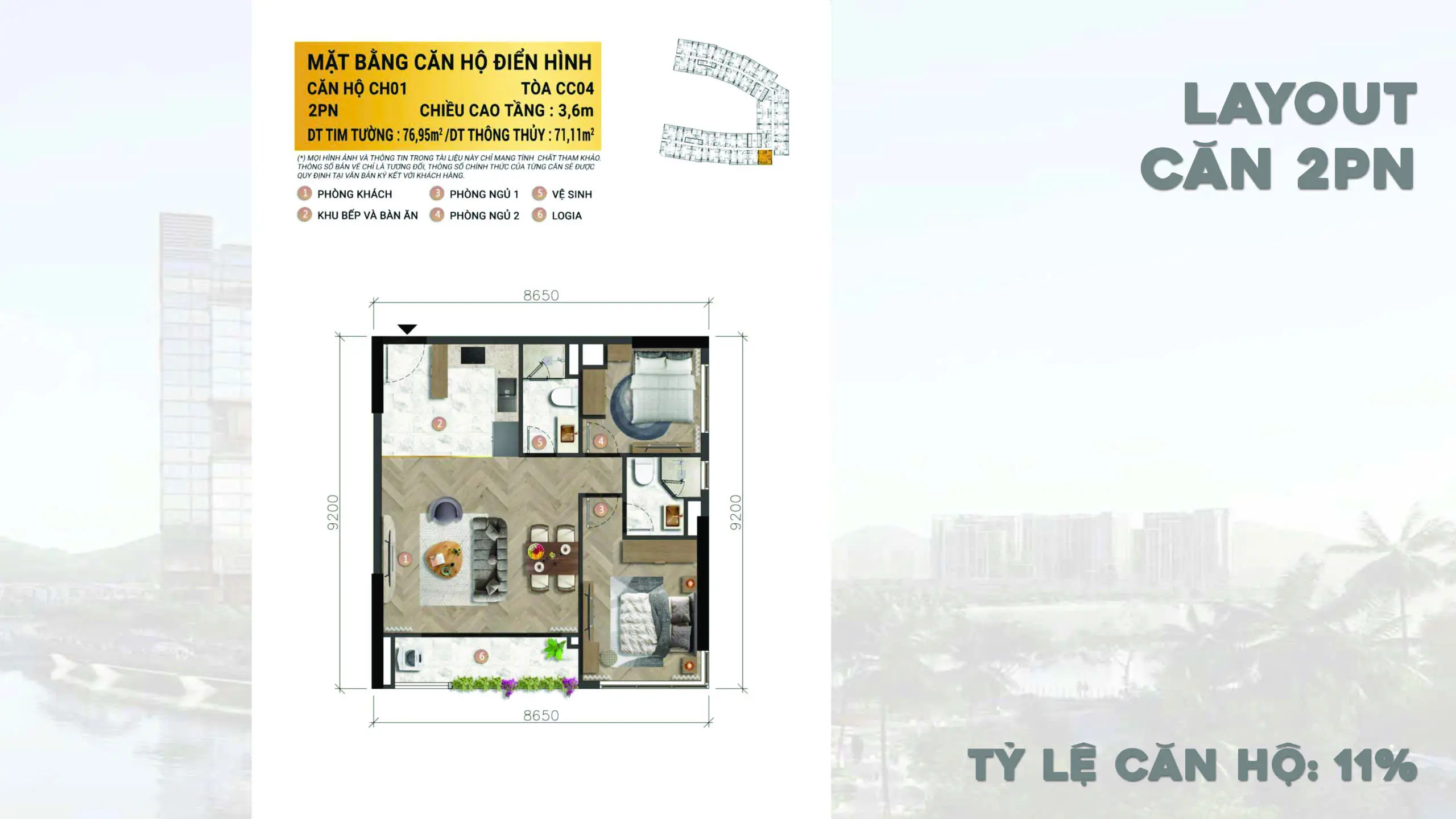 Mặt bằng tổng thể Charmora City Nha Trang