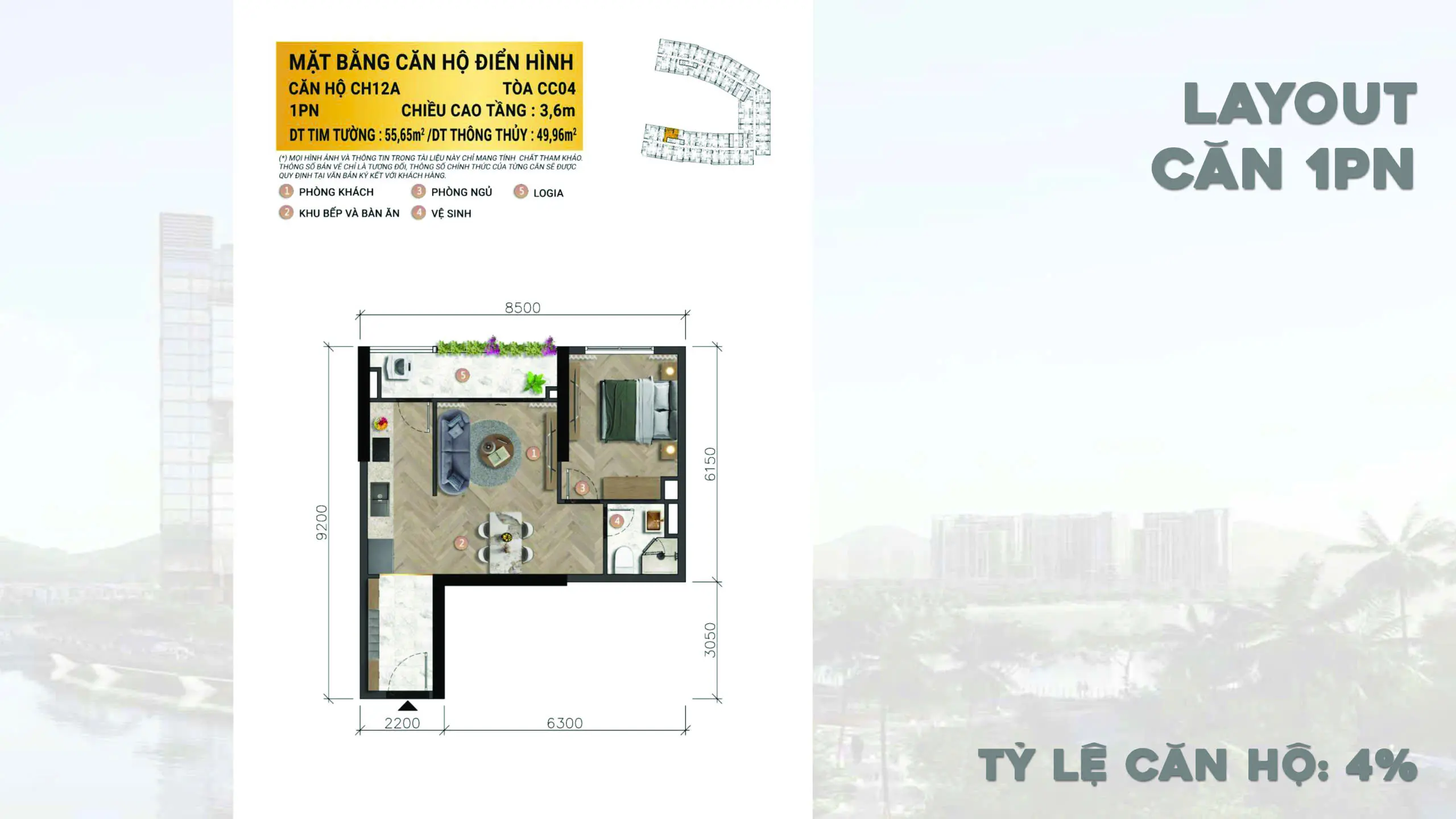 Mặt bằng LO TẦNG 4-12 & 17-21 (CC04)