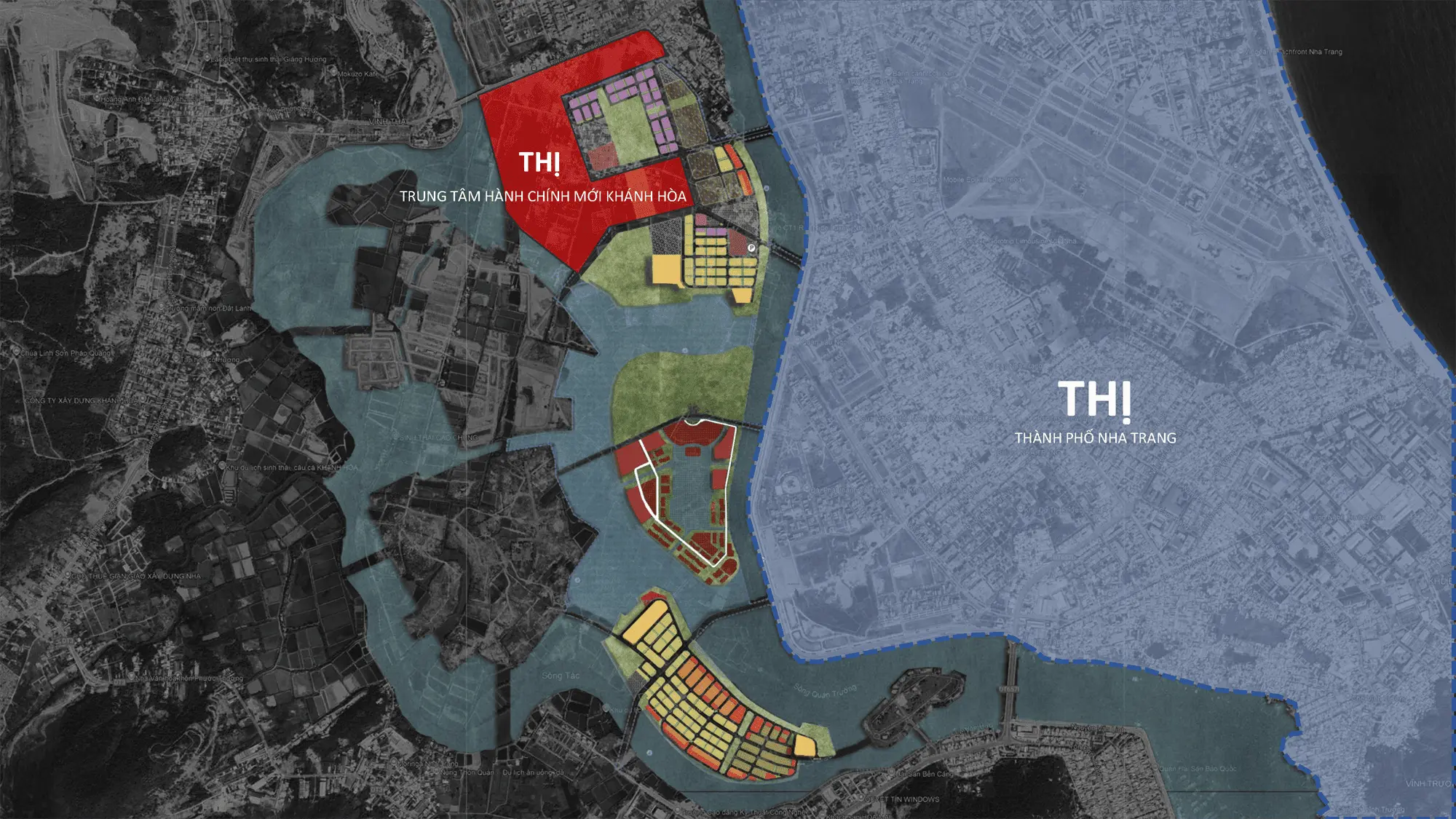 Vị trí dự án Charmora City Nha Trang