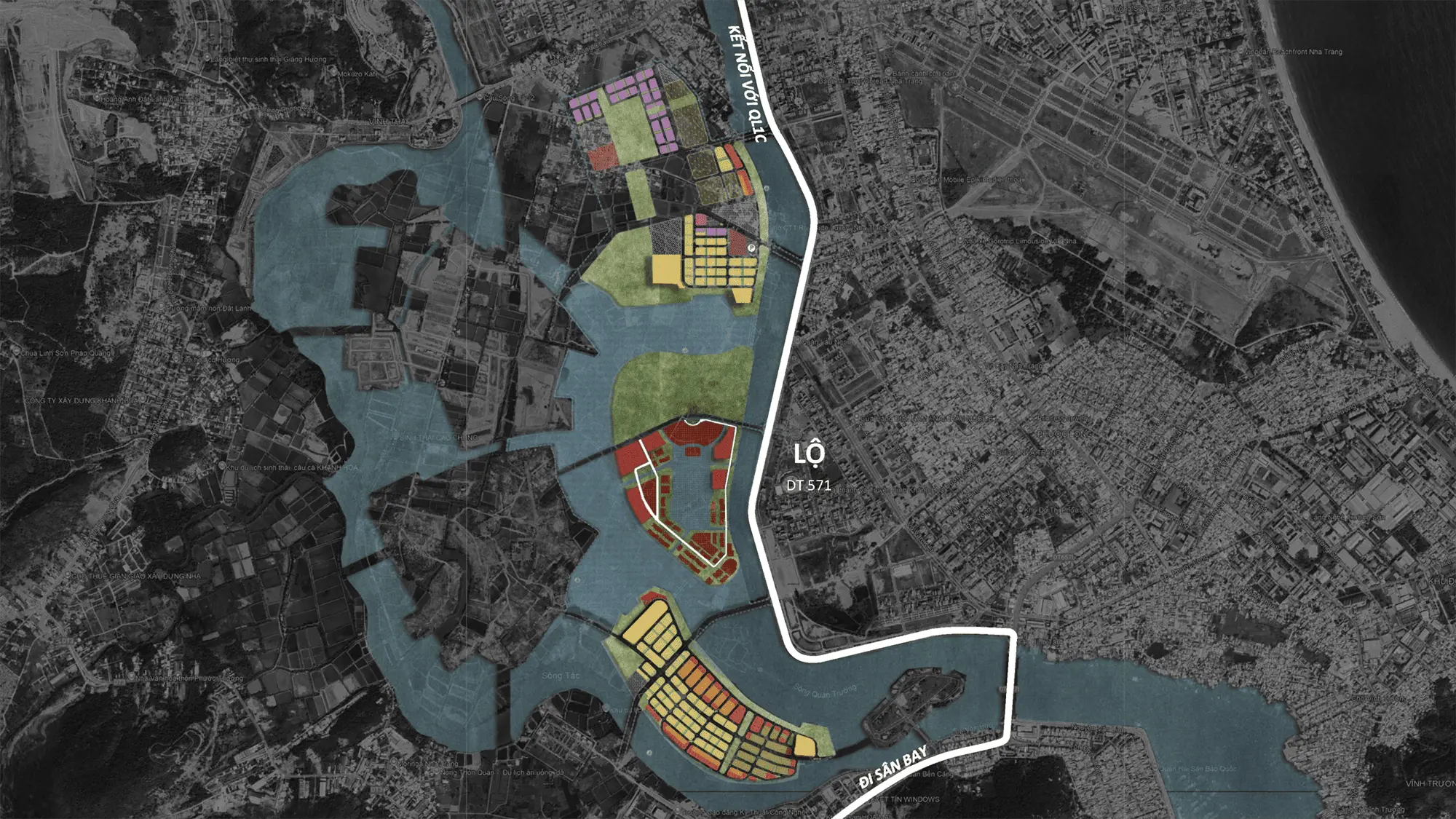 Vị trí dự án Charmora City Nha Trang